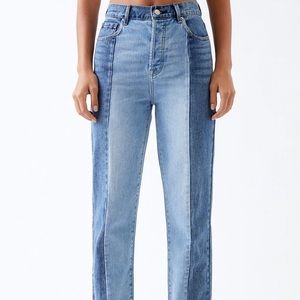 Pacsun Straight Leg Two Tone Jeans